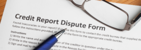 e-OSCAR Dispute Form and Pen